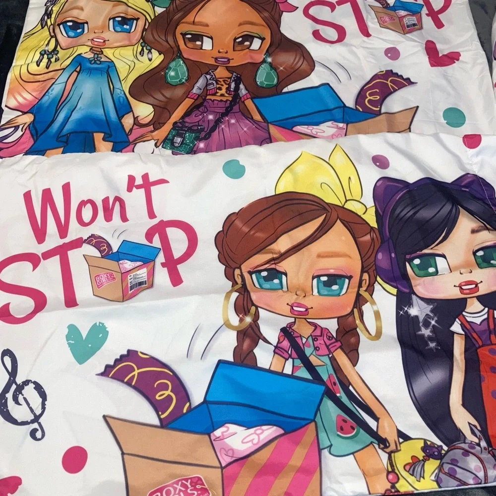 BOXY GIRLS SHEET SET SIZE FULL LIKE NEW
